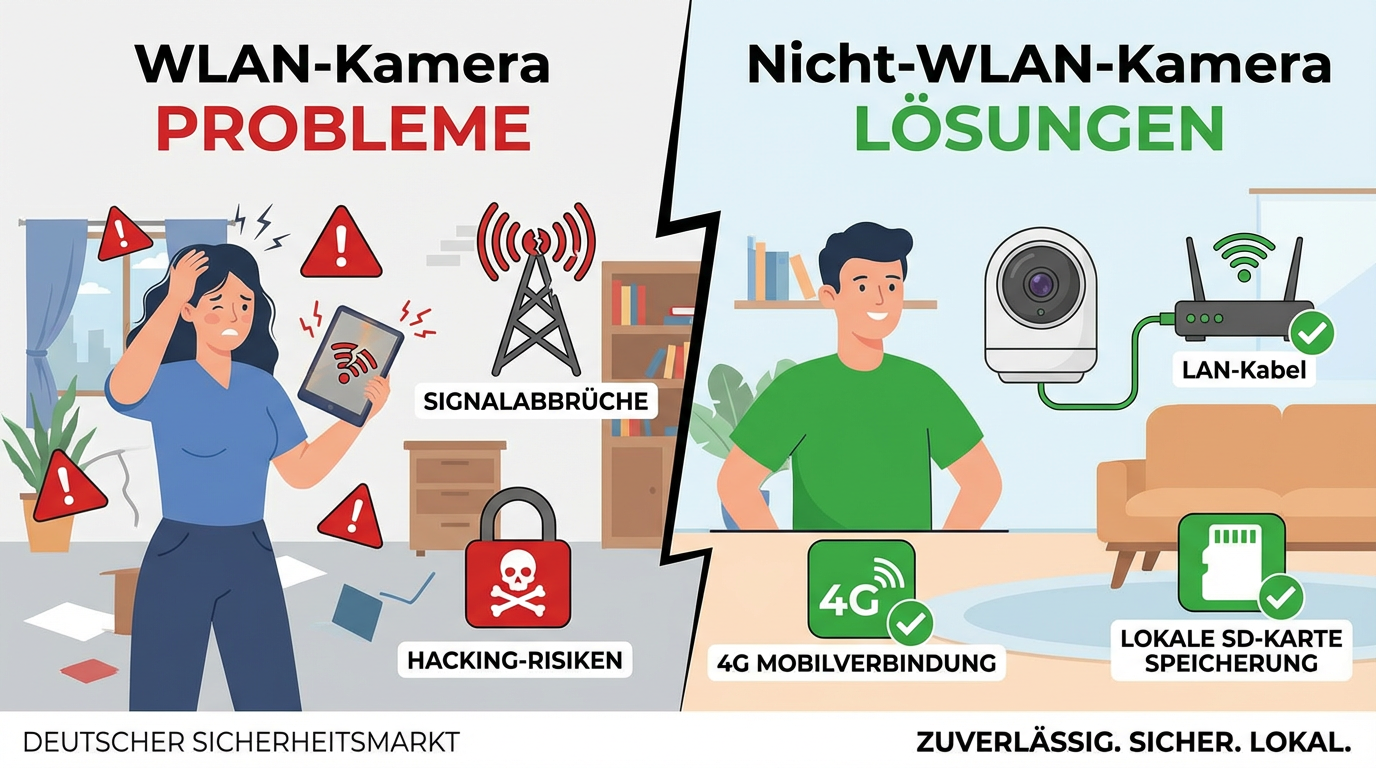 Überwachungskamera mit Handy verbinden ohne WLAN