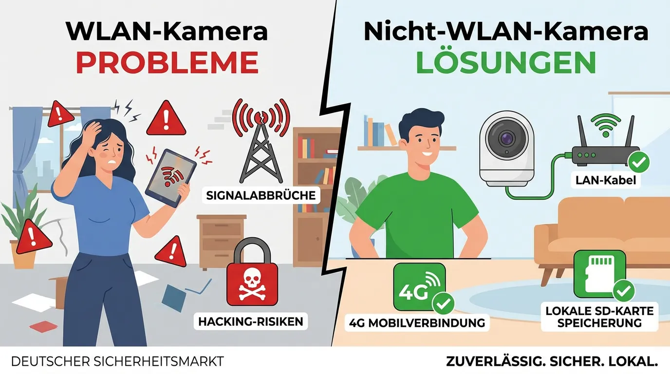 Überwachungskamera mit Handy verbinden ohne WLAN