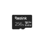 Reolink 256GB microSDXC V30 Speicherkarte, geeignet für hochauflösende Videoaufnahmen und schnelle Datenübertragung.