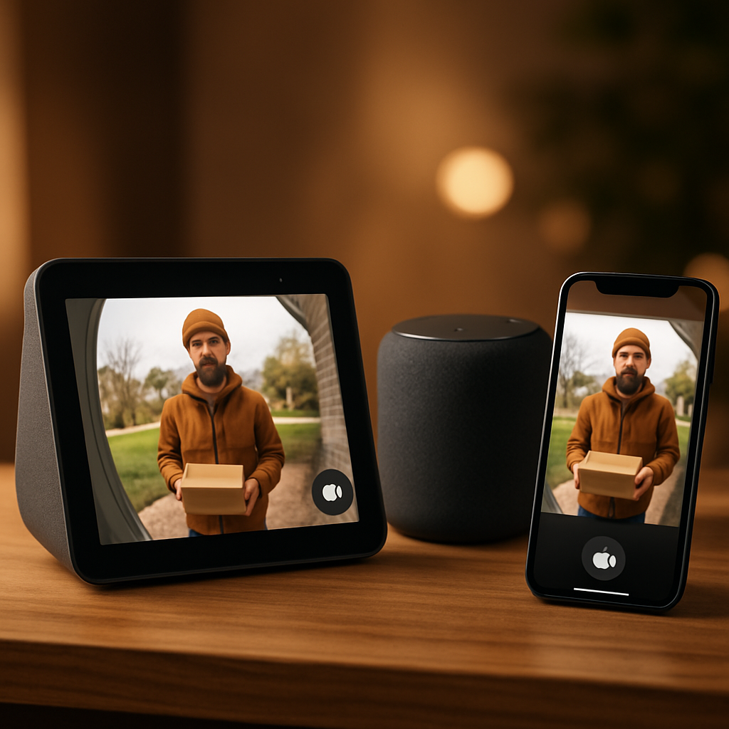 Smart-Home-Integration: Doorbell-Stream auf Smart Display und Smartphone