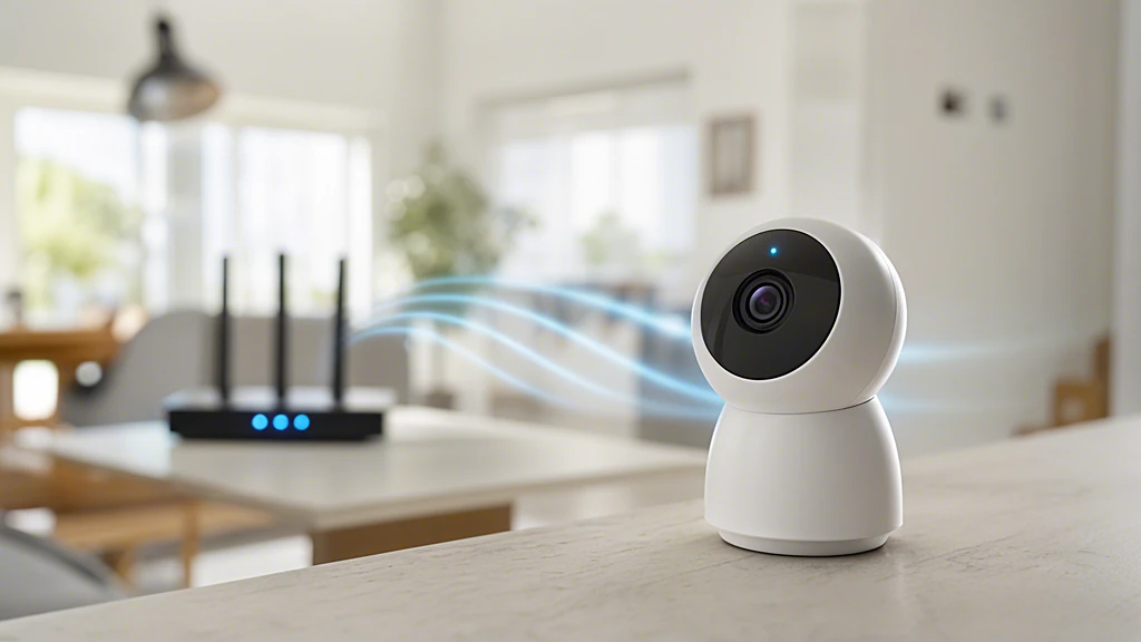 WLAN-Überwachungskamera mit Funkverbindung zum Router