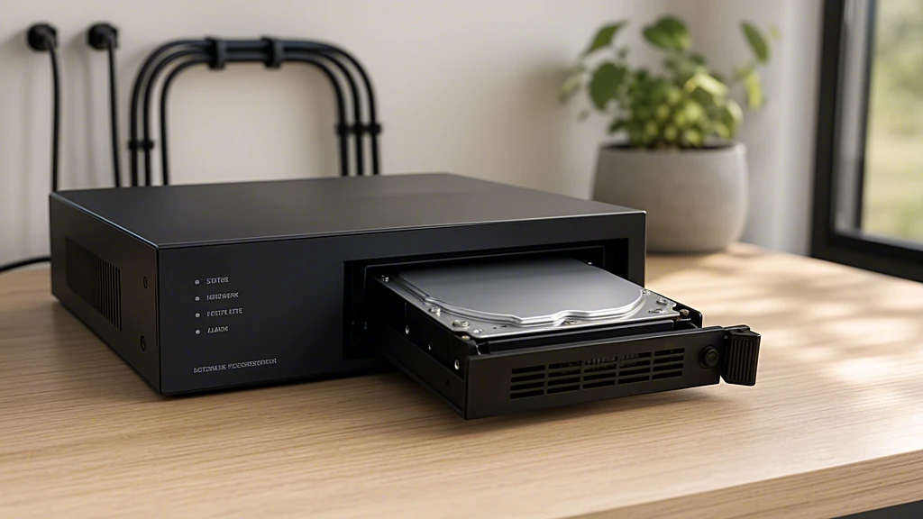NVR-Rekorder mit Festplatte als Speicherlösung für 4K Überwachungskameras