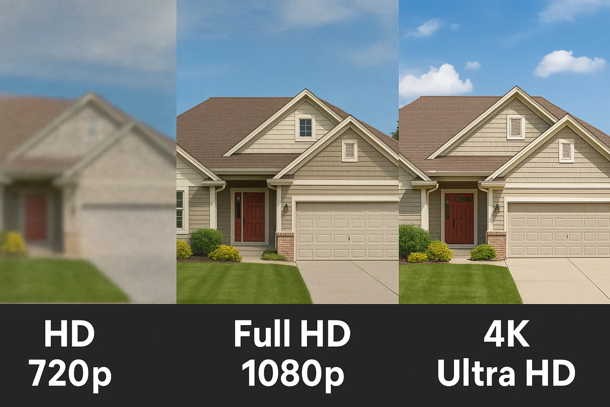 Auflösungsvergleich HD vs Full HD vs 4K