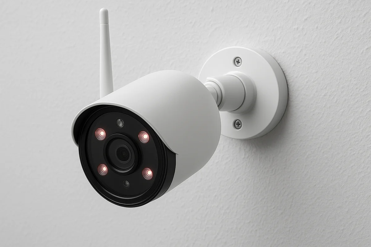 Moderne WLAN Überwachungskamera Außen
