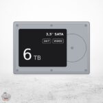 Festplatte 6 TB für Rekorder und Überwachungskameras (3,5 Zoll, Dauerbetrieb)