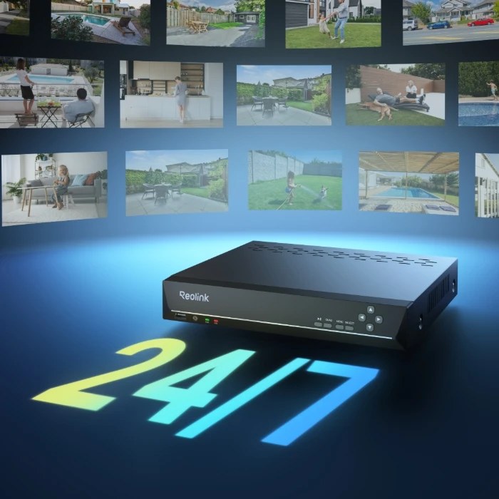 E1 Outdoor mit Reolink-NVR
