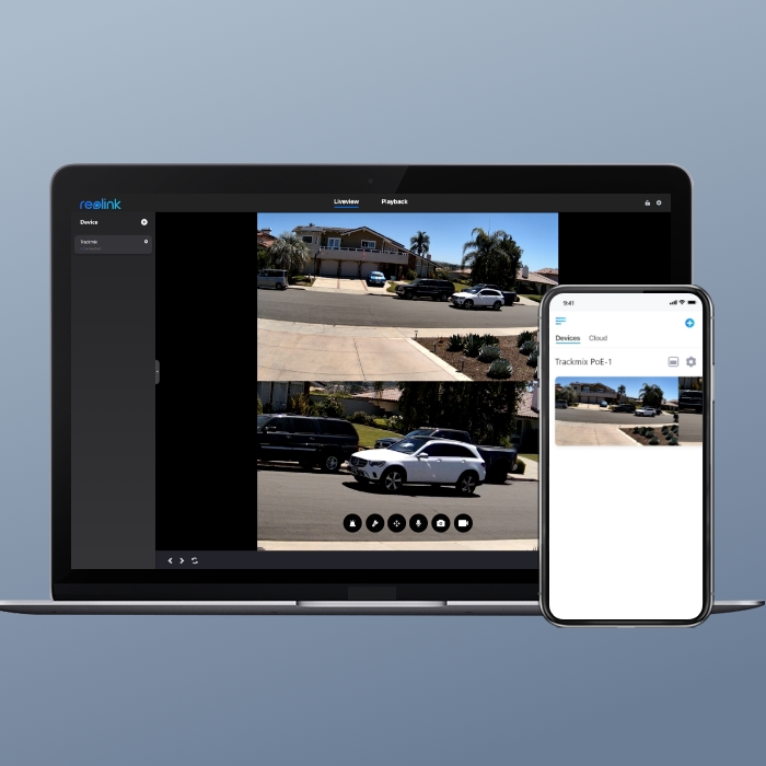 Reolink App und Client Live-Ansicht